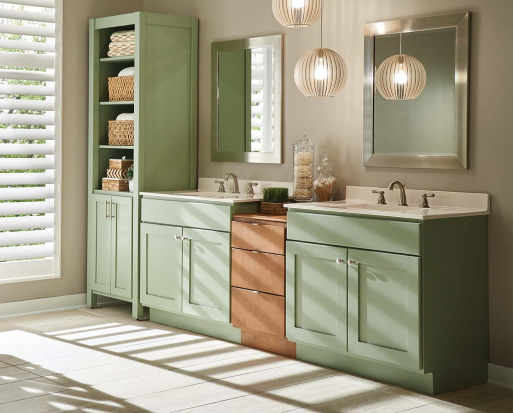 Affordable bathroom remodeling cabinets